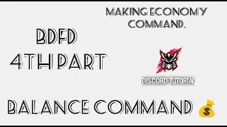 How To Make Balance Command |  Working commands BDFD Tutorial |  By Discord Tutorials