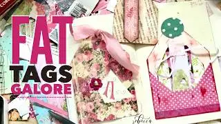 How to Make Fat Juicy Tags from Scraps Daily Junk Journal Tutorials Day 44