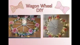 Beautiful Wagon Wheel DIY, Party, Wedding, Home, Farmhouse Decor