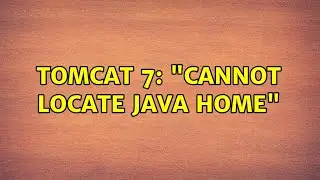 Tomcat 7: 