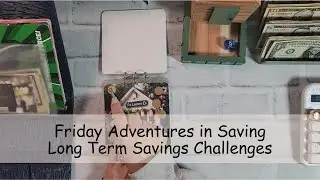 Making Saving Money Fun on a Friday | Long Term Savings Challenges #cash #cashstuffing