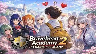Romance Visual Novel with 11 Girls | Braveheart Academy 2