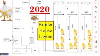 Modern Automatic broiler shed Design