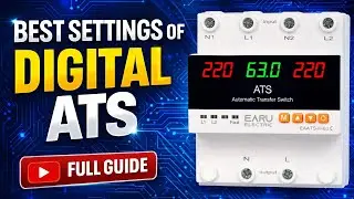 Best Settings of Earu Digital ATS Automatic Transfer Switch
