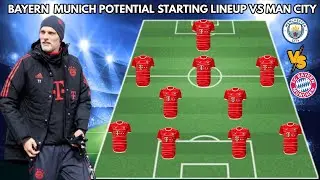 Bayern Munich Potential Starting Lineup vs Manchester City | UEFA Champions league 2022/2023