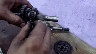 ترتيب تروس الفتيس للمكنه (الداين 6) وطريقة تغيير عامود الجر(حلقه252)