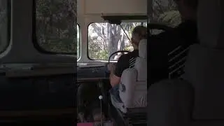 Starting up a 1968 bedford bus conversion.