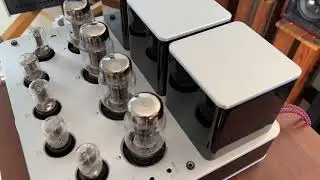 Silver version Willsenton R8 Power Amplifier  with SoundArtist LS3/5A speakers