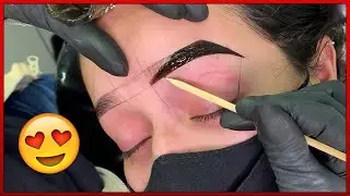 APLICAÇÃO DE HENNA COM PALITO PASSO A PASSO (henna para sobrancelhas)