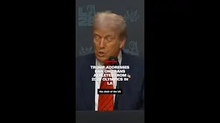Trump addresses ban on trans athletes from 2028 Olympics in LA