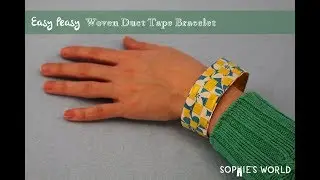 How to Make a Woven Duct Tape Bracelet | Sophie's World