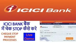 ICICI Bank Me Cheque Stop Kaise Kare Online 2024 | How To Stop Cheque Online In ICICI Bank 2024