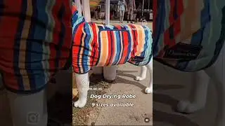 Dog Towel &ndash; Dog Drying Coat #doggifts #dog #dogs #giftsfordogs