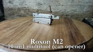 360 view of the Roxon M2 14-in-1 multitool (can opener)