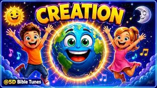 Kids Creation Song: 7 Days of Creation 🌍 Fun Bible Song for Children ✨ 5D Bible Tunes