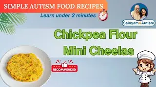 Chickpea Flour Mini Cheelas | High-Protein Focus Food for Kids 💪🧠