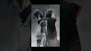 Villains are over matured not evil #naruto #anime #villian #itachi #shorts