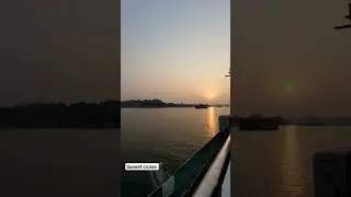 Sunset cruise over mandovi river, Goa
