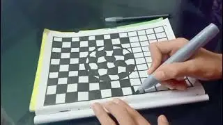 3D circle zentangle art
