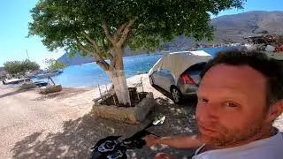 Symi Harbour to Pedi Beach by Scooter 2020
