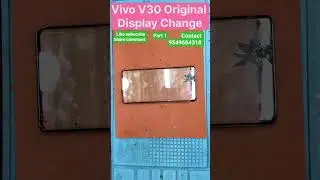 Vivo V30 original display replacement #music #oppogiare #appleiphone #song #tech #amoled #vivophone