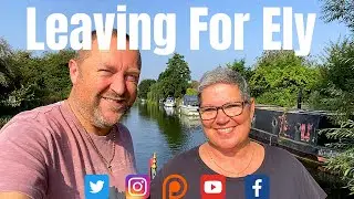 Heading To The Tricky Tidal Crossing On The River Great Ouse On Our Narrowboat. E116