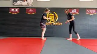 Single leg takedown drill