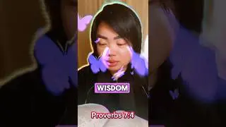 Bible Reading | #wisdom #intimate #friend #proverbs 7:4 #proverbs31woman #christian #christianfaith