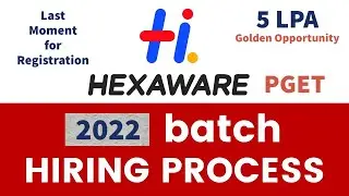 Hexaware Recruiting 2022 passout | Recruitment process | 5 LPA package