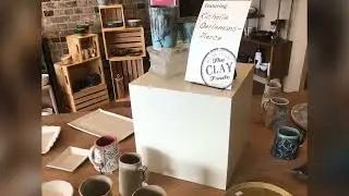 Shopping at The Clay Trade, pottery for sale