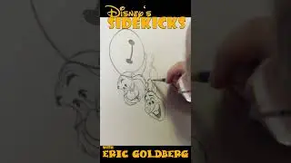 Eric Goldberg Draws Disney Sidekicks #shorts