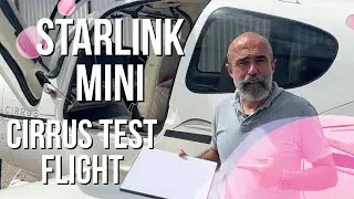 Starlink Mini test flight in Cirrus SR22