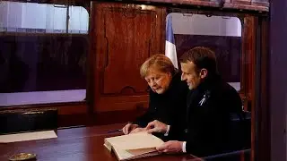 Macron & Merkel hold symbolic meeting ahead of WWI centenary