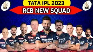 IPL 2023 - Royal Challengers Bangalore Full Squad | RCB Squad 2023