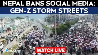 Nepal Protests LIVE | Nepal Bans 200 Social Media Apps, Youth Storm Streets