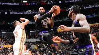 LeBron 31 Pts Near Triple Double vs Hawks!