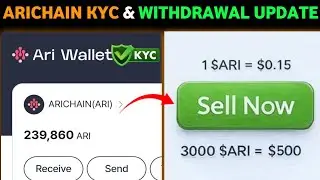 ARICHAIN WITHDRAWAL & KYC UPDATE | Ari wallet Listing Date 