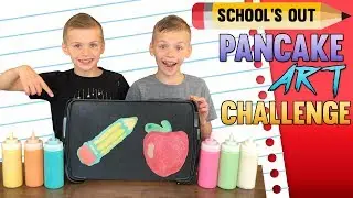 Twins School's Out Pancake Art Challenge