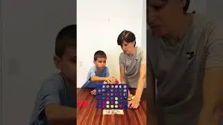 4 in a Row Challenge: Mom vs Son! Who Wins? 🎯👩&zwj;👦#challenge 🎲 #familyfun 💛