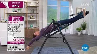 Teeter FitSpine X3 Inversion Table w/FlexTech Bed   10Ye...