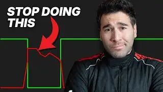 Я попробовал проехать круг без торможения!