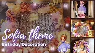 Balloon Decoration Ideas : Sofia balloon decoration II Kids balloon Premium decoration