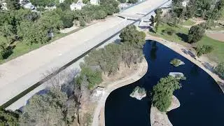 5-1-2019. ResedaParkLake. 360Pan. OverWater. M2Z. 4K