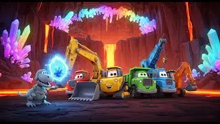 Adventure Diggers: VOLCANO SECRETS | Kids Learn Geology & Fossils | Fun Robot Dinosaur