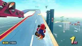 Mario Kart World: Koopa Troopa Beach to DK Spaceport Route (1.4.0 Update)
