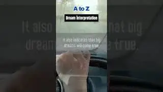 Driving a car in a dream #dreams