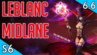 AP LeBlanc mid s6 - full game w/ commentary | league of legends