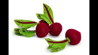 DIY || SOFT TOYS Beet Root Vegetable || Easy craft Tricks