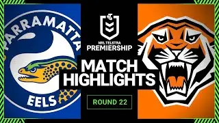 NRL Highlights | Parramatta Eels v Wests Tigers | Match Highlights | Round 22, 2013 | NRL