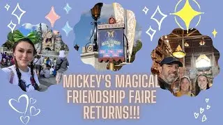 DISNEY COLLEGE PROGRAM DAYS!!! || MICKEY'S MAGICAL FRIENDSHIP FAIRE || SURPRISING MY PARENTS!!!